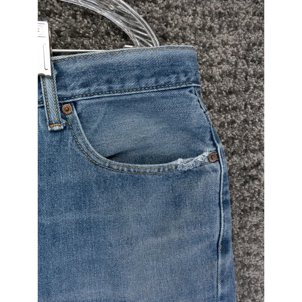Levis 550 Jeans Men 40x32 Blue Relaxed Fit Tapered Distressed Denim Comfort